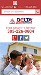 Mobile Screenshot of deltaalarms.com